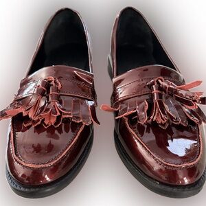 Aldo Patent Tassel Loafers